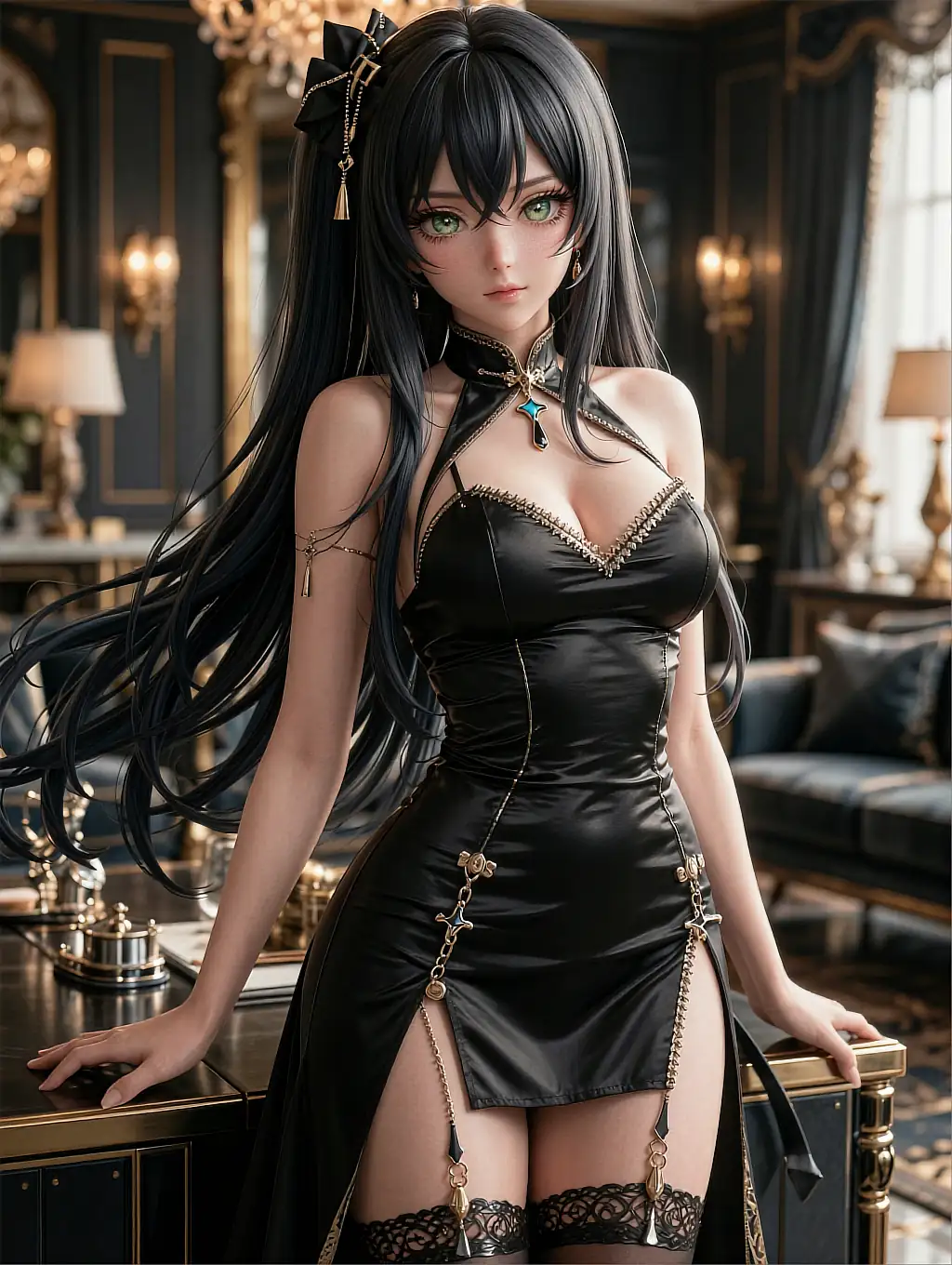Virtual AI companion with customizable appearance and personality traits